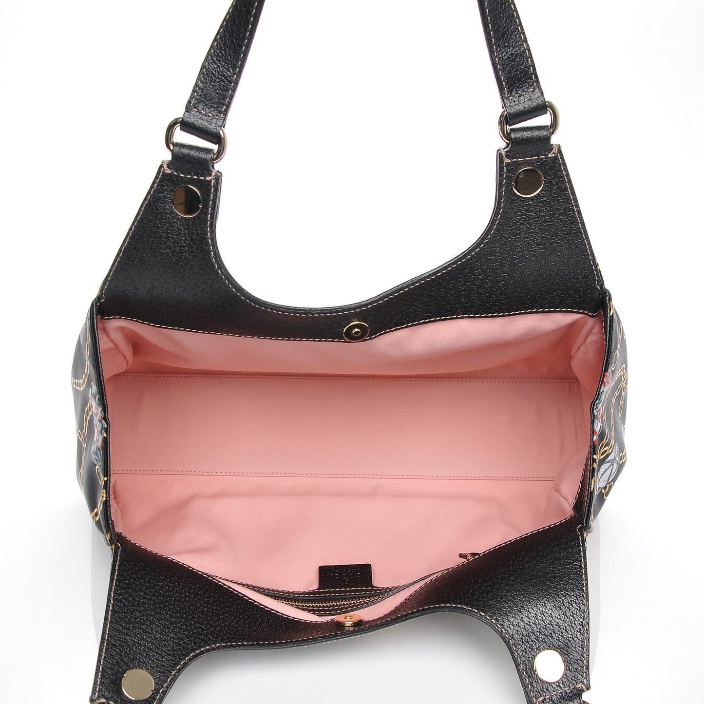 Satin Medium Charmy Shoulder Bag Multicolor
