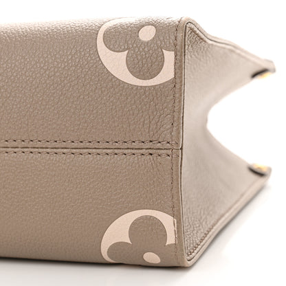 Louis Vuitton Empreinte Monogram Giant Onthego PM Tourterelle Creme 9 of 12