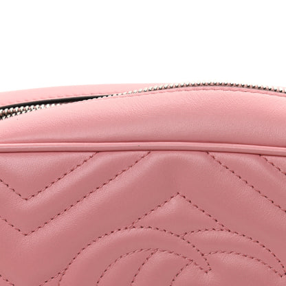 Gucci Calfskin Matelasse Small GG Marmont Chain Shoulder Bag Wild Rose 12 of 13
