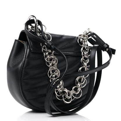 Chloe Calfskin Quilted Mini Drew Bijou Shoulder Bag Black 3 of 10