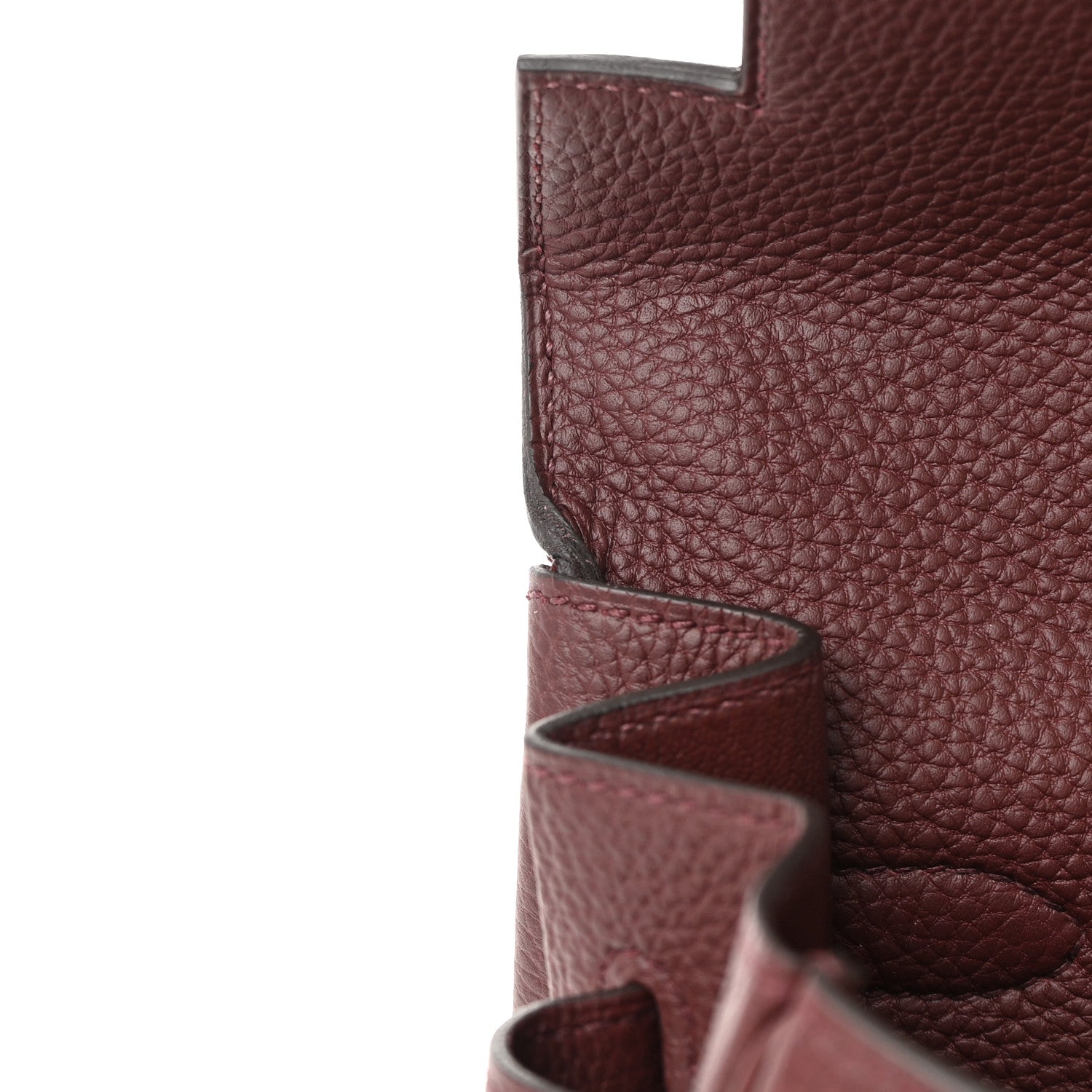 Hermes Togo Kelly Retourne 35 Rouge H 10 of 11