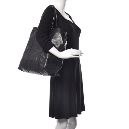 Gucci Imprime Monogram Cuoio Canyon Joy Vertical Tote Black 2 of 10