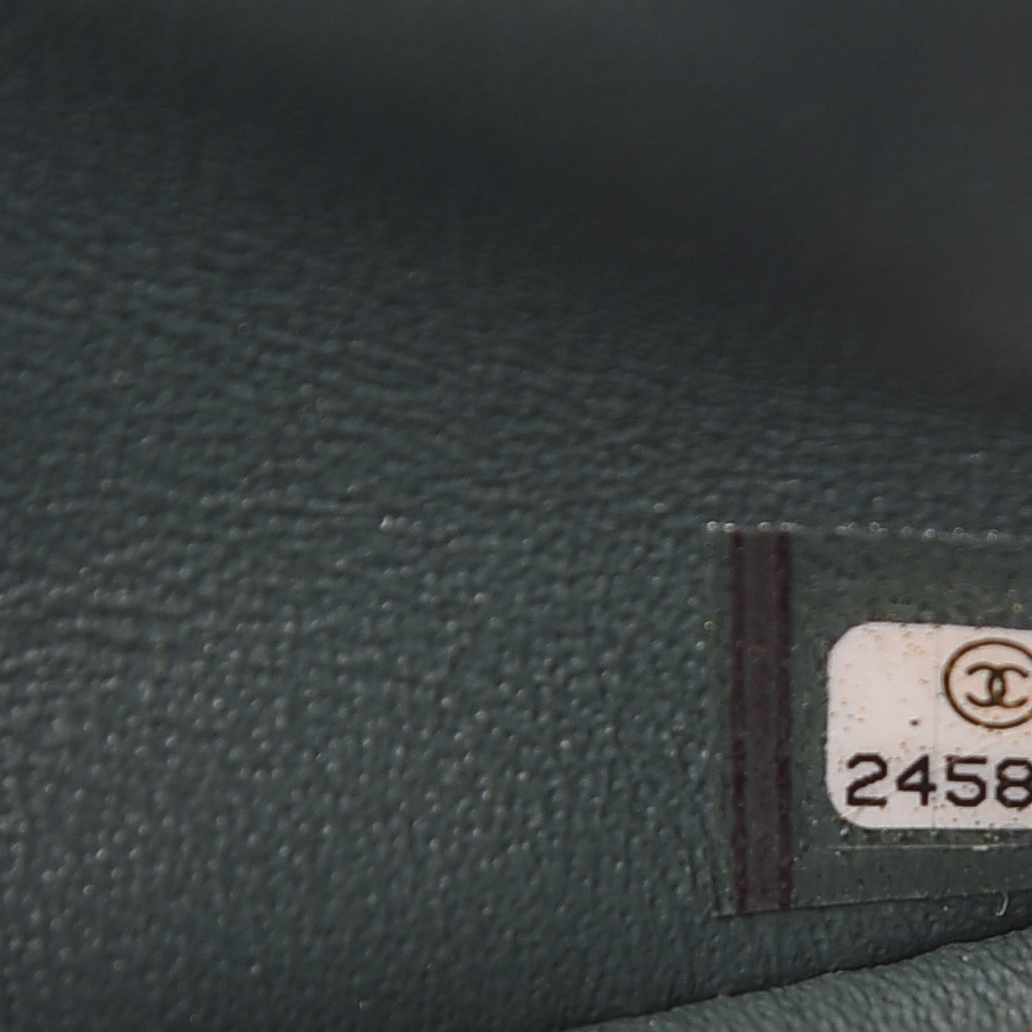 Caviar Quilted Mini Rectangular Flap Dark Green