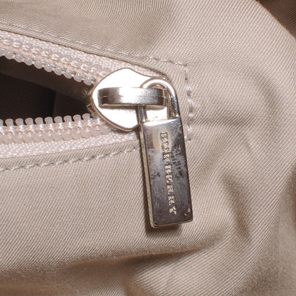 Burberry Suede Haymarket Check Horn Toggle Shoulder Bag 9 of 9