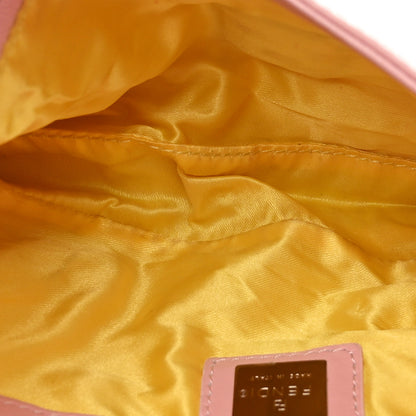 Fendi Nappa Elefante Baguette Pink 5 of 9