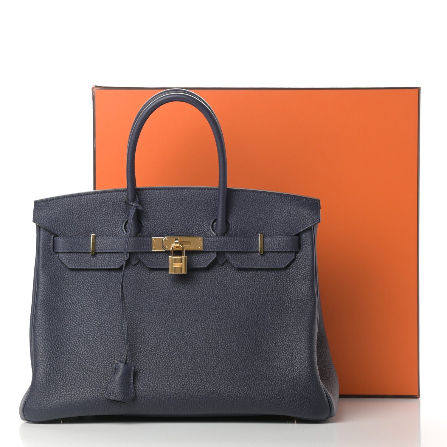 Hermes Togo Birkin 35 Bleu Nuit 11 of 11