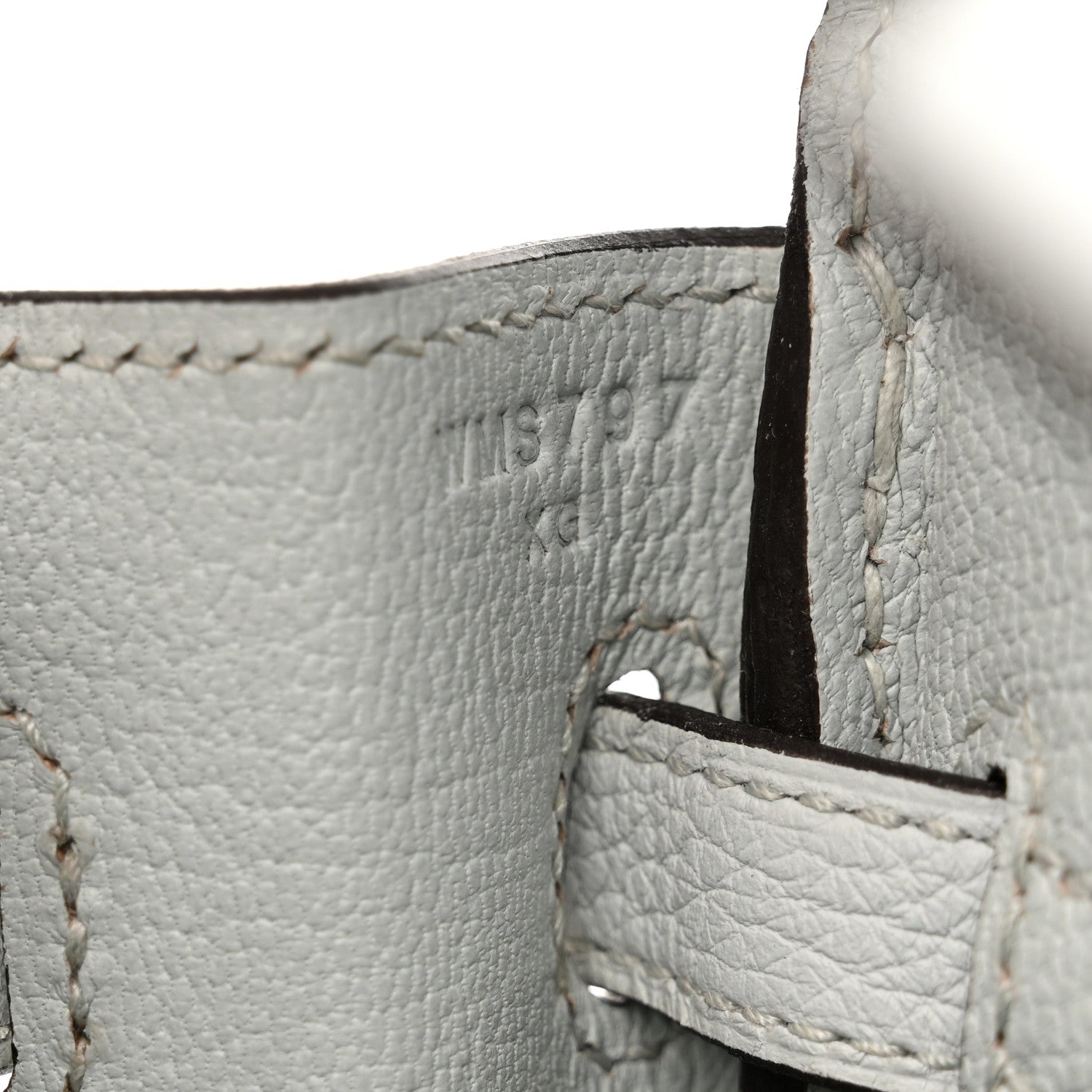 Hermes Togo Birkin 25 Gris Platine 7 of 11