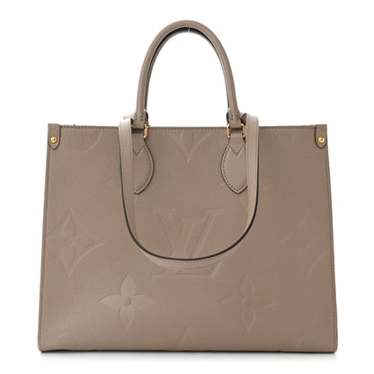 Louis Vuitton Empreinte Monogram Giant Onthego MM Tourterelle 1 of 11