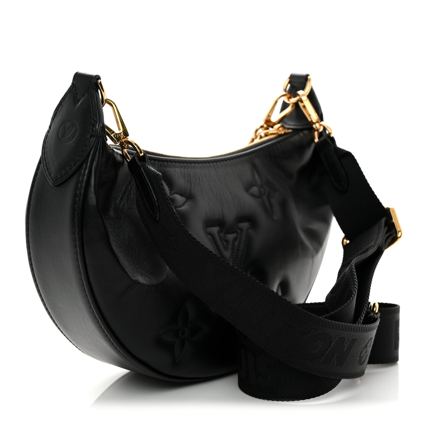 Calfskin Bubblegram Over The Moon Black