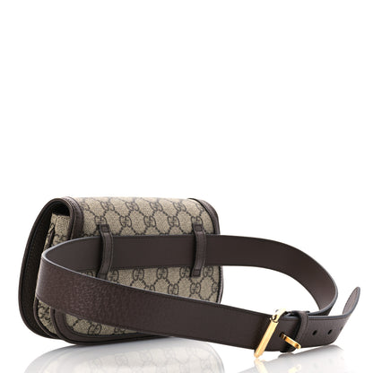 Gucci GG Supreme Monogram Textured Dollar Calfskin Blondie Belt Bag 90 36 Beige Ebony New Acero 3 of 11