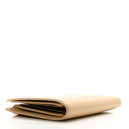 Saint Laurent SAINT LAURENT Calfskin Monogram Bi-Fold Zipped Wallet Nude Powder 4 of 11