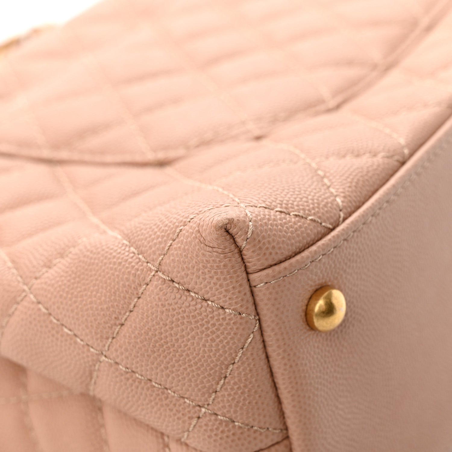 Chanel Caviar Quilted Small Coco Handle Flap Light Pink 11 of 14