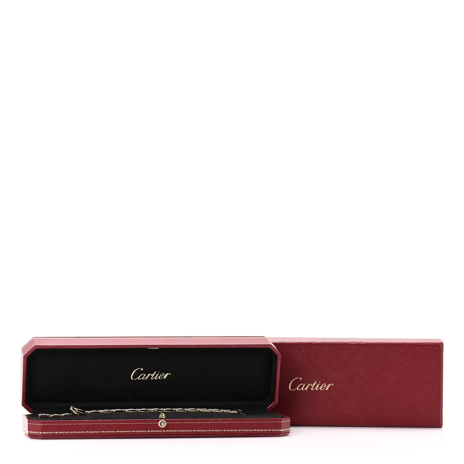 Cartier 18K Yellow Gold Panthere Maillon 3 Link Bracelet 5 of 5