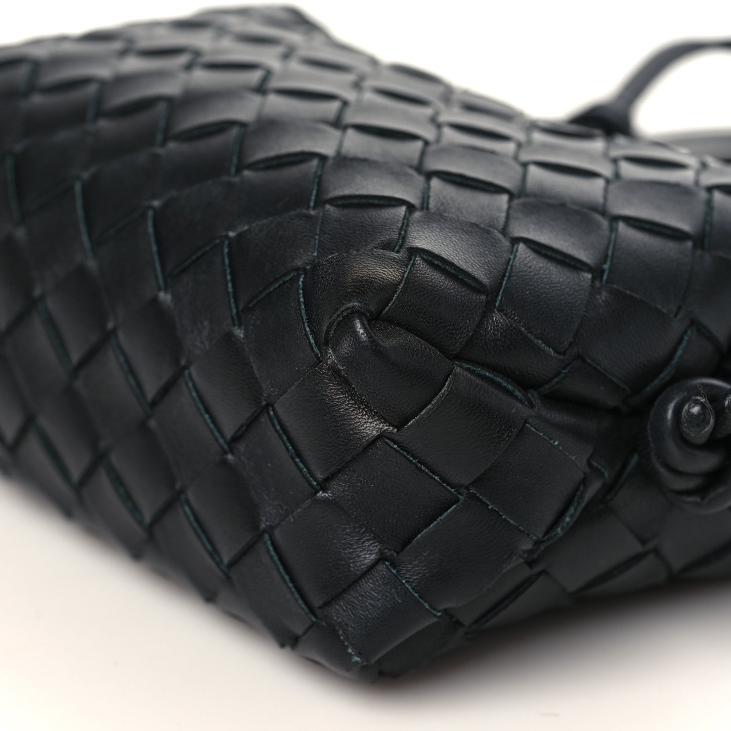 Nappa Intrecciato Mini Loop Camera Bag Black