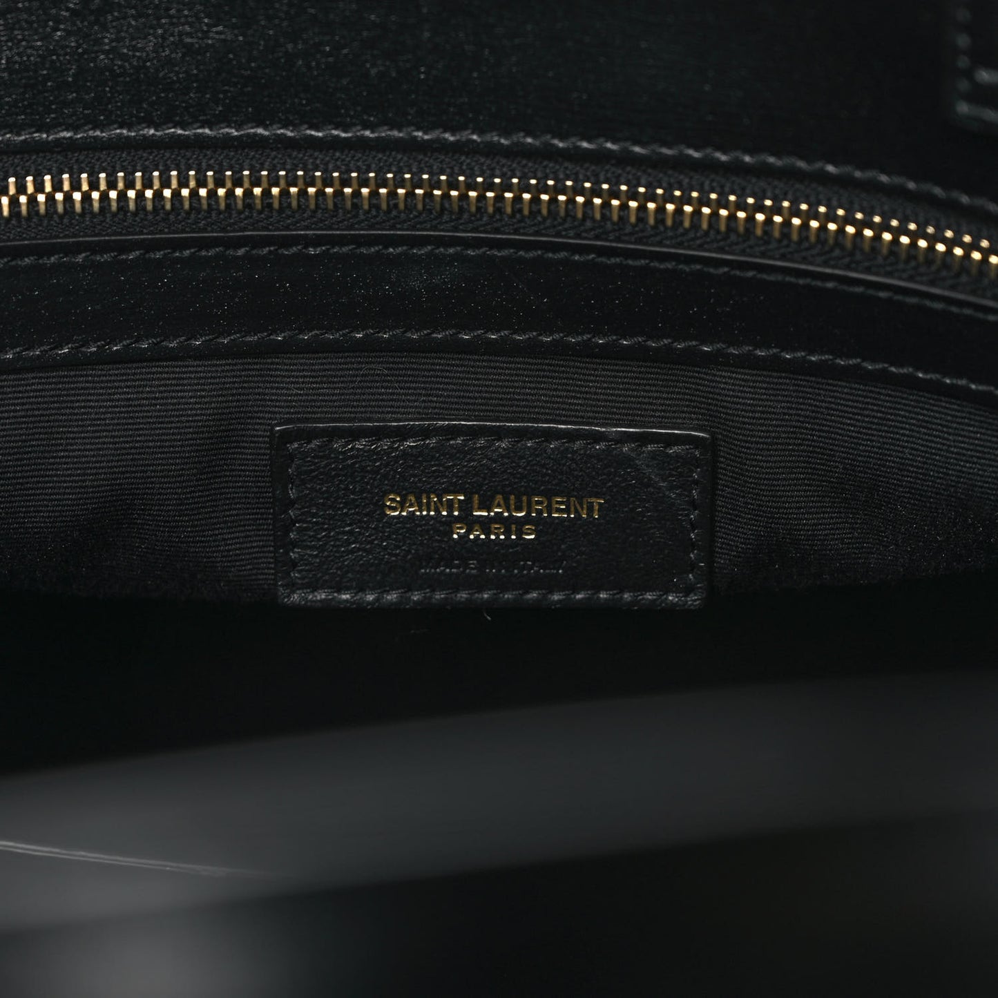Calfskin Small Manhattan Shopper Tote Black