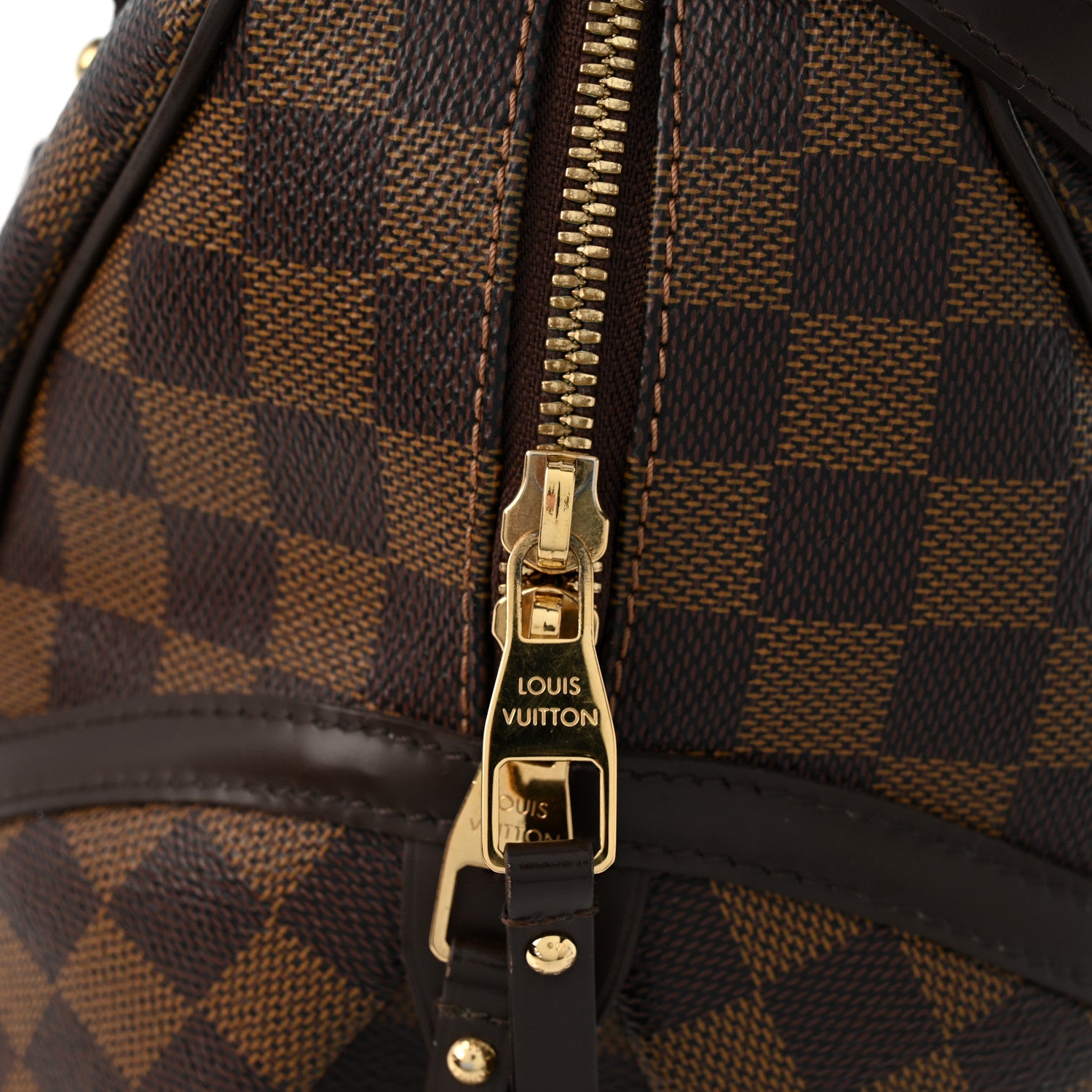 Louis Vuitton Damier Ebene Rivington GM 10 of 12