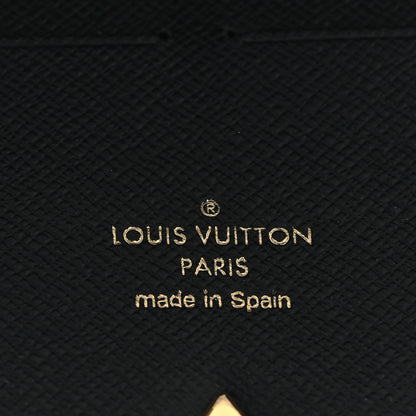 Louis Vuitton Monogram Calfskin Kimono Wallet Black 6 of 7