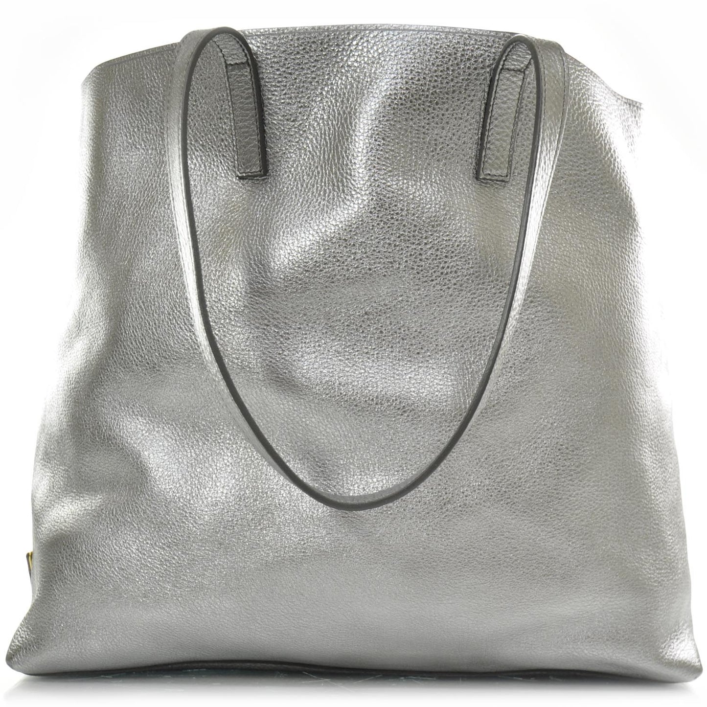 Vitello Daino Tote Silver