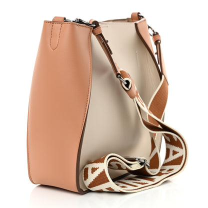 Stella McCartney Eco Alter Nappa Perforated Logo Mini Crossbody Beige 3 of 11
