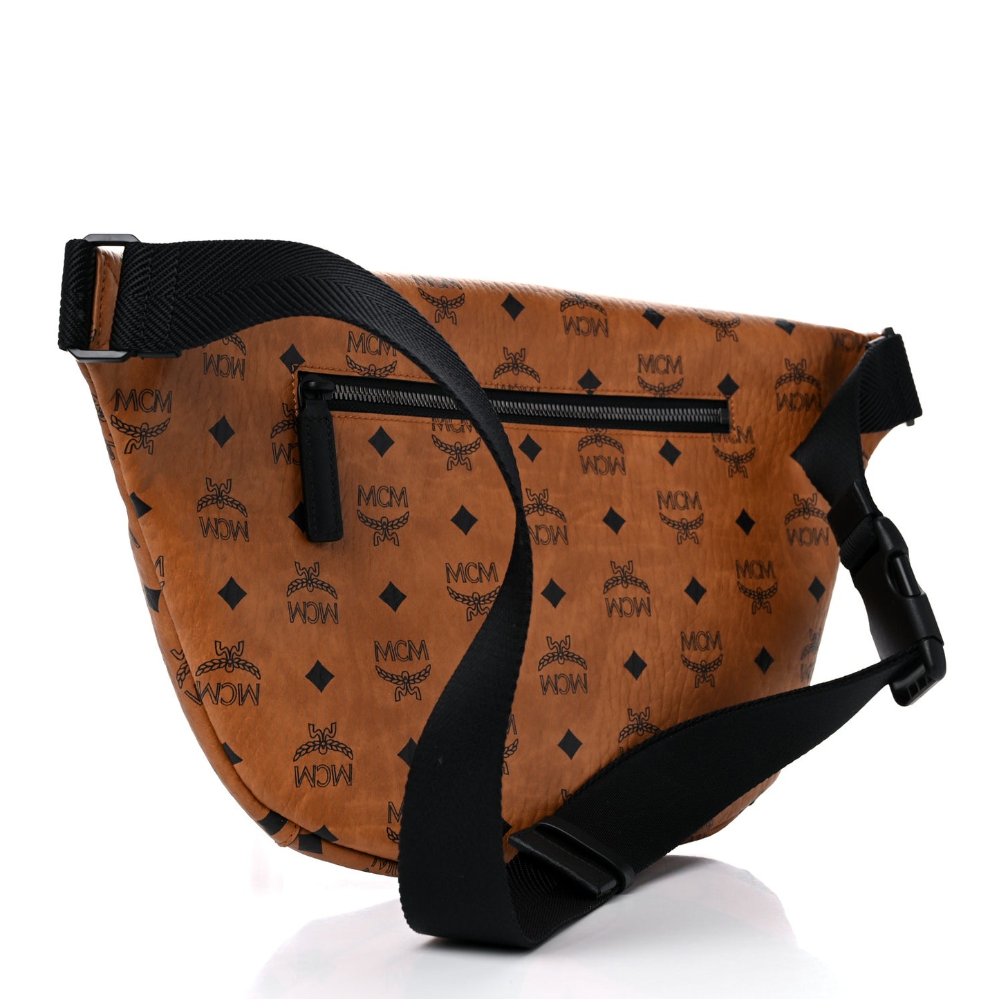 Visetos Medium Belt Bag Cognac Black