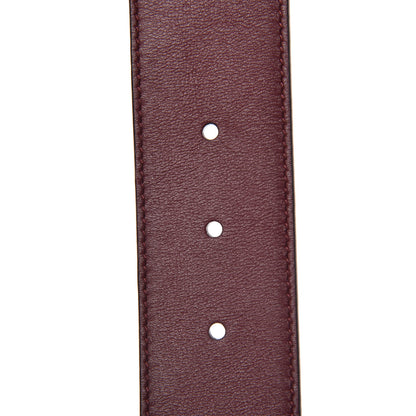 Gucci Moon Calfskin Nickel Double G 40mm Belt 90 36 Strong Red 5 of 7