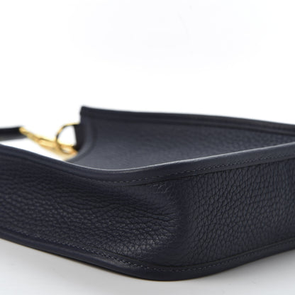 Hermes Taurillon Clemence Evelyne TPM Bleu Nuit 5 of 9