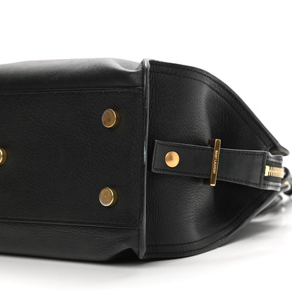 Saint Laurent Calfskin Monogram Baby Downtown Cabas Black 10 of 10