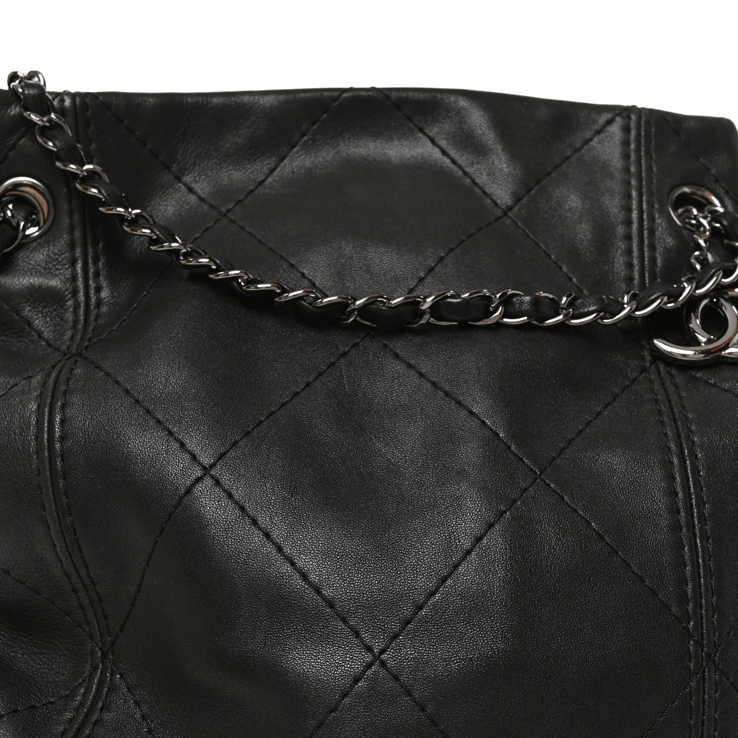 Chanel Lambskin Quilted Small Soft Touch Shoulder Bag Black 8 of 10