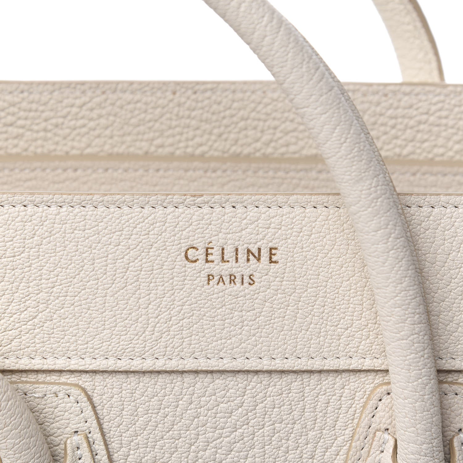 Celine Goatskin Micro Luggage White 11 of 11