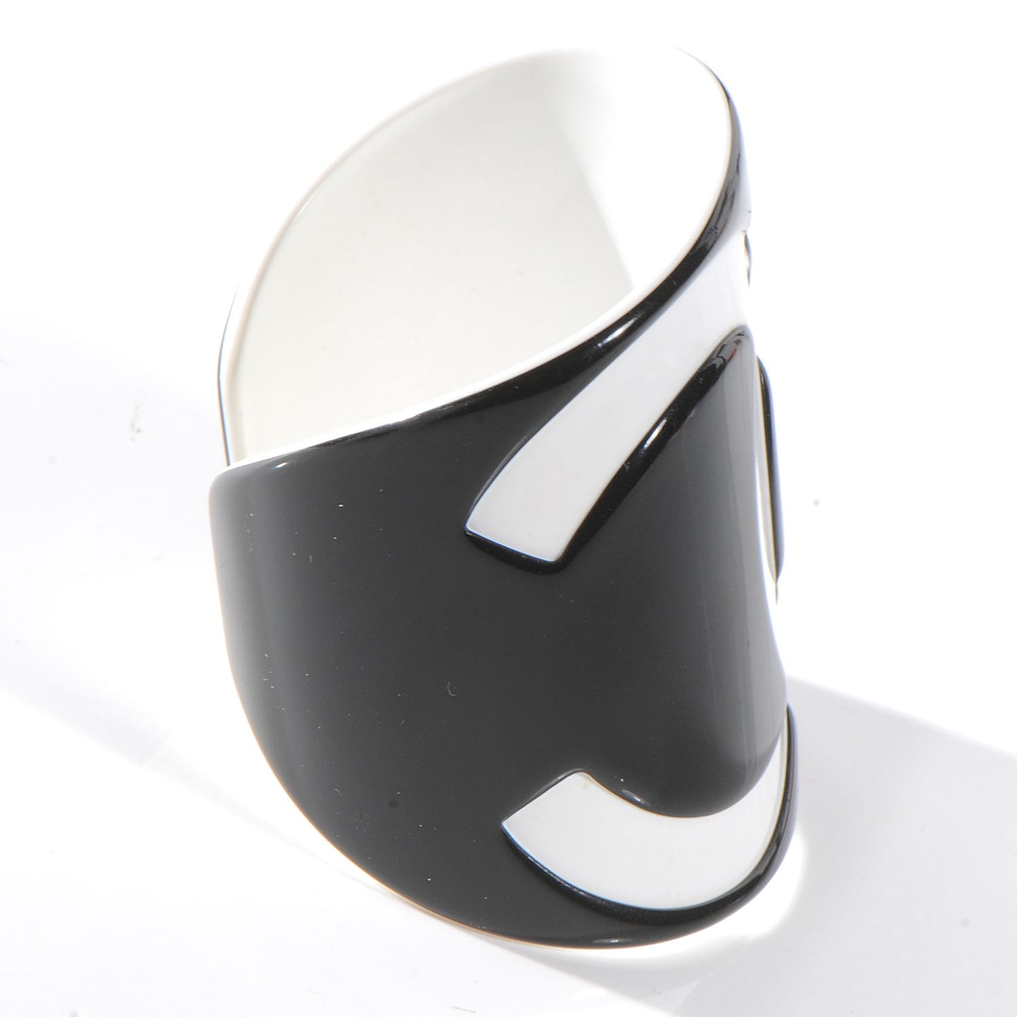 Resin CC Cuff Black White