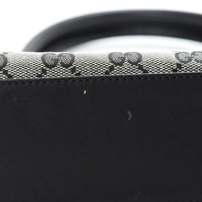 Gucci Monogram Bardot Shoulder Bag Black 11 of 13