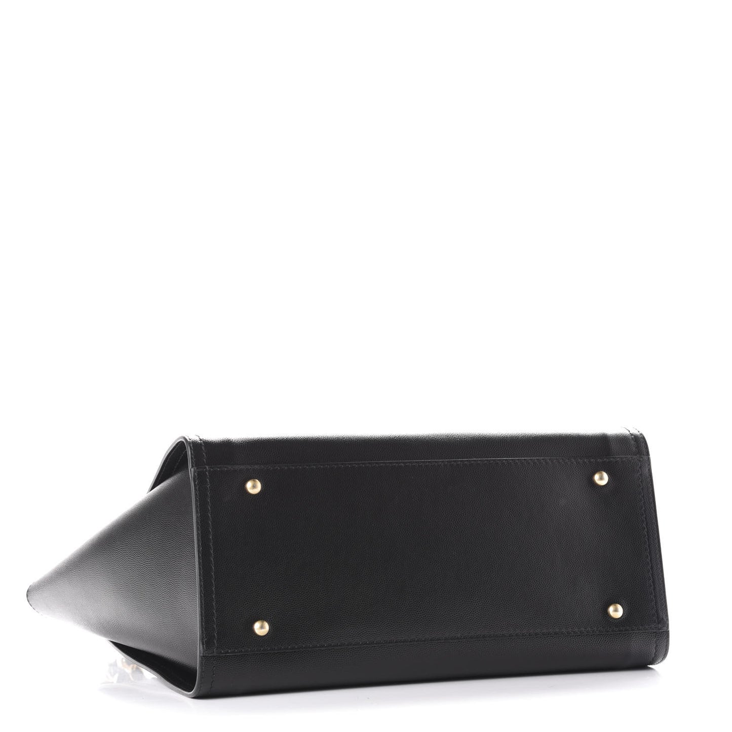 Caviar Small Studded Deauville Tote Black