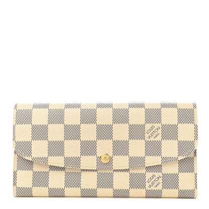 Louis Vuitton Damier Azur Emilie Wallet 1 of 10