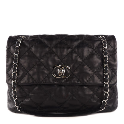 Chanel Calfskin Large Love Me Tender Flap Black 1 of 9