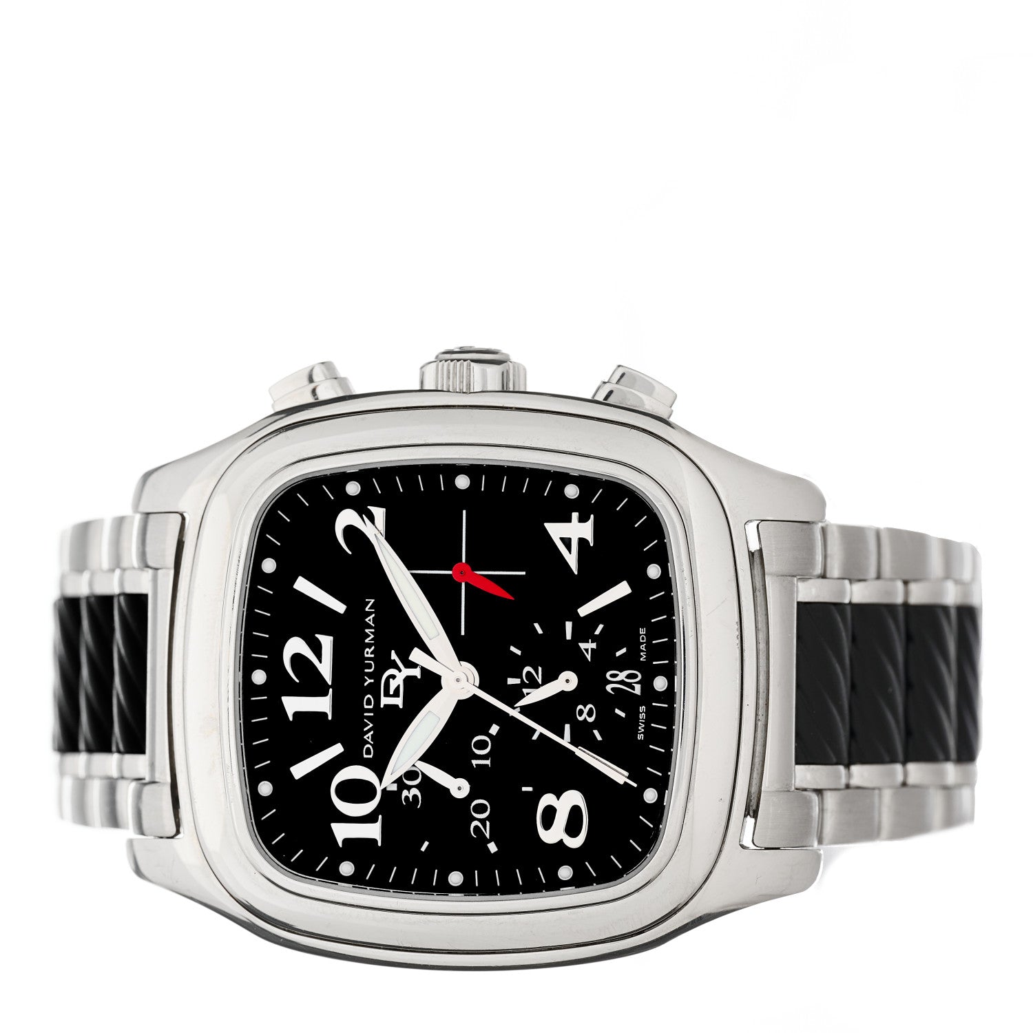 David Yurman PVD Stainless Steel 41mm Thoroughbred Belmont Chronograph Automatic Watch Black 2 of 4