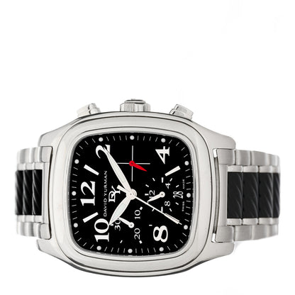 David Yurman PVD Stainless Steel 41mm Thoroughbred Belmont Chronograph Automatic Watch Black 2 of 4
