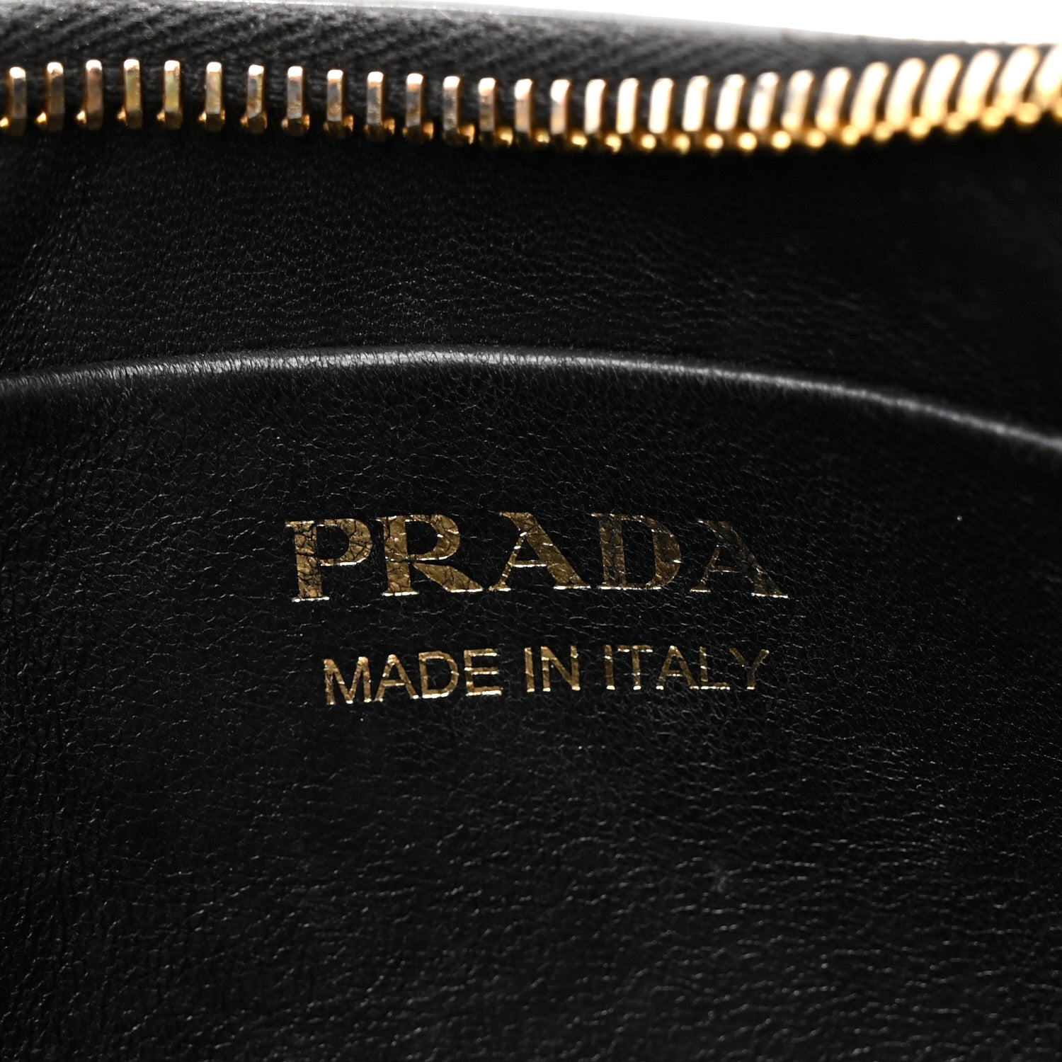 Prada Soft Calfskin Arque Shoulder Bag Black 5 of 10