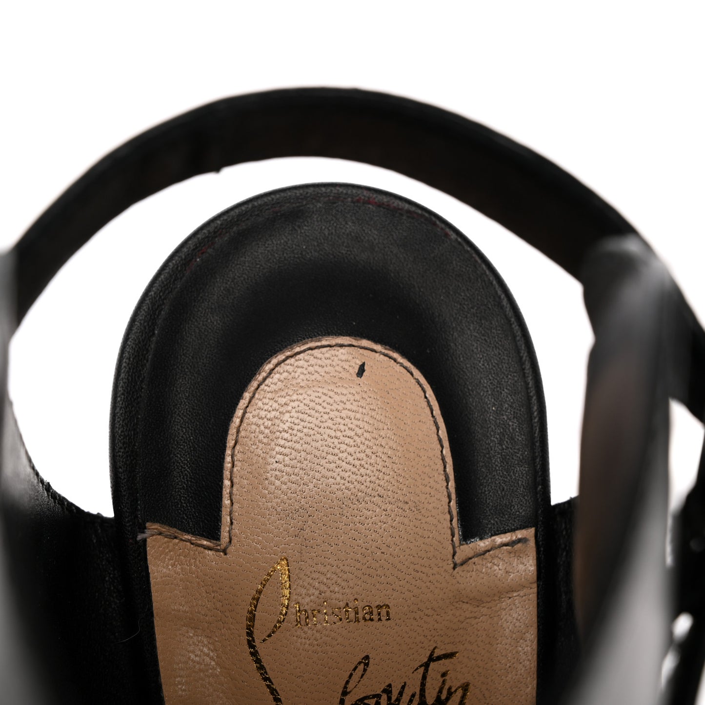 Calfskin Apron Lili 120 Pumps 38 Black