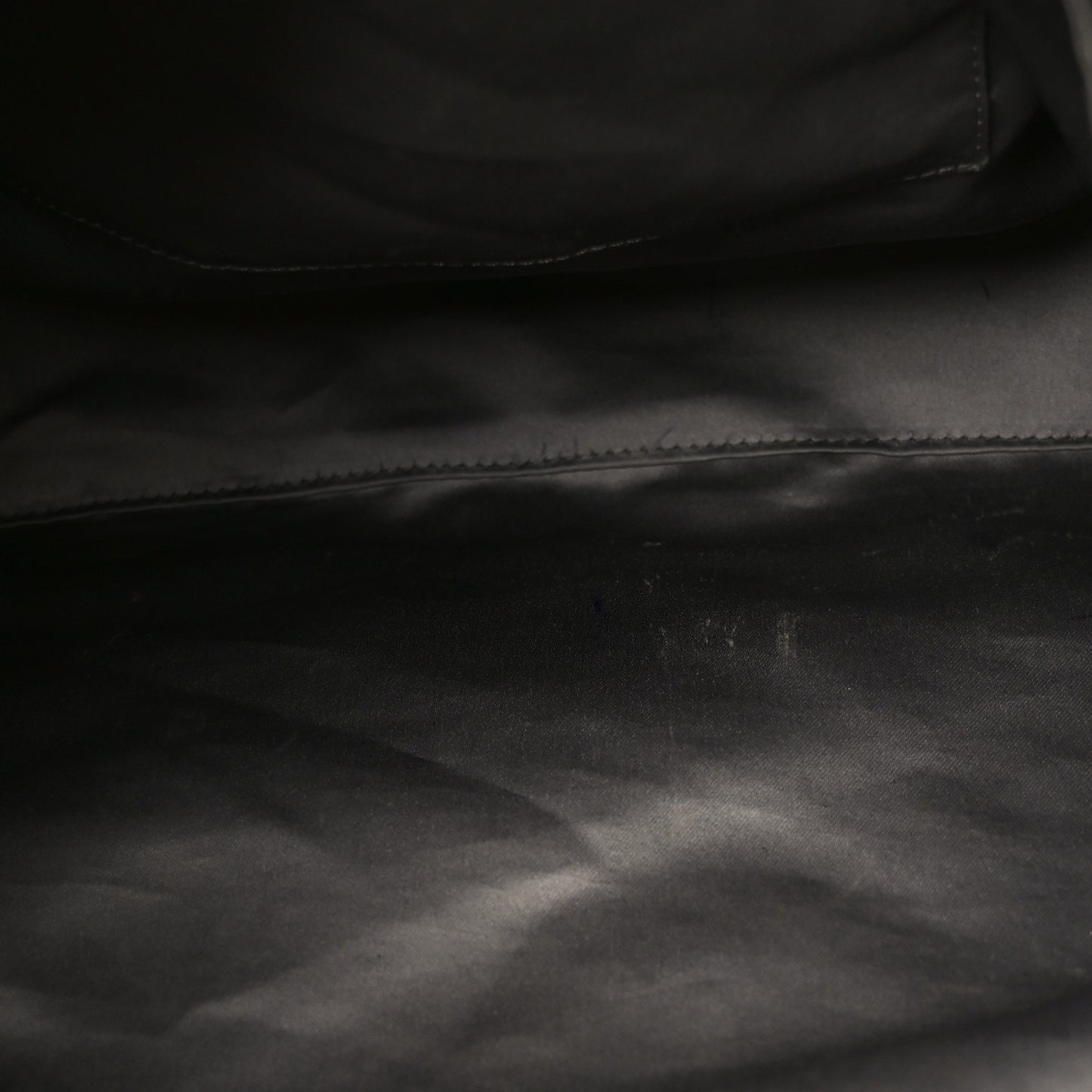 Crinkled Coated Canvas Le Marais Hobo Black