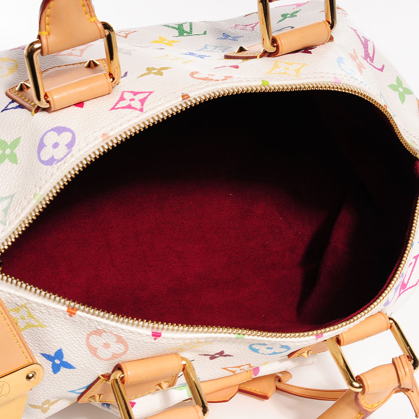 Monogram Multicolor Speedy 30 White