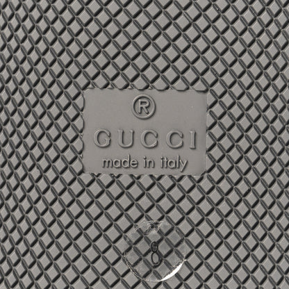 Gucci Calfskin Nylon GG Monogram Calfskin Web Mens Screener Sneakers 8 Black 8 of 10