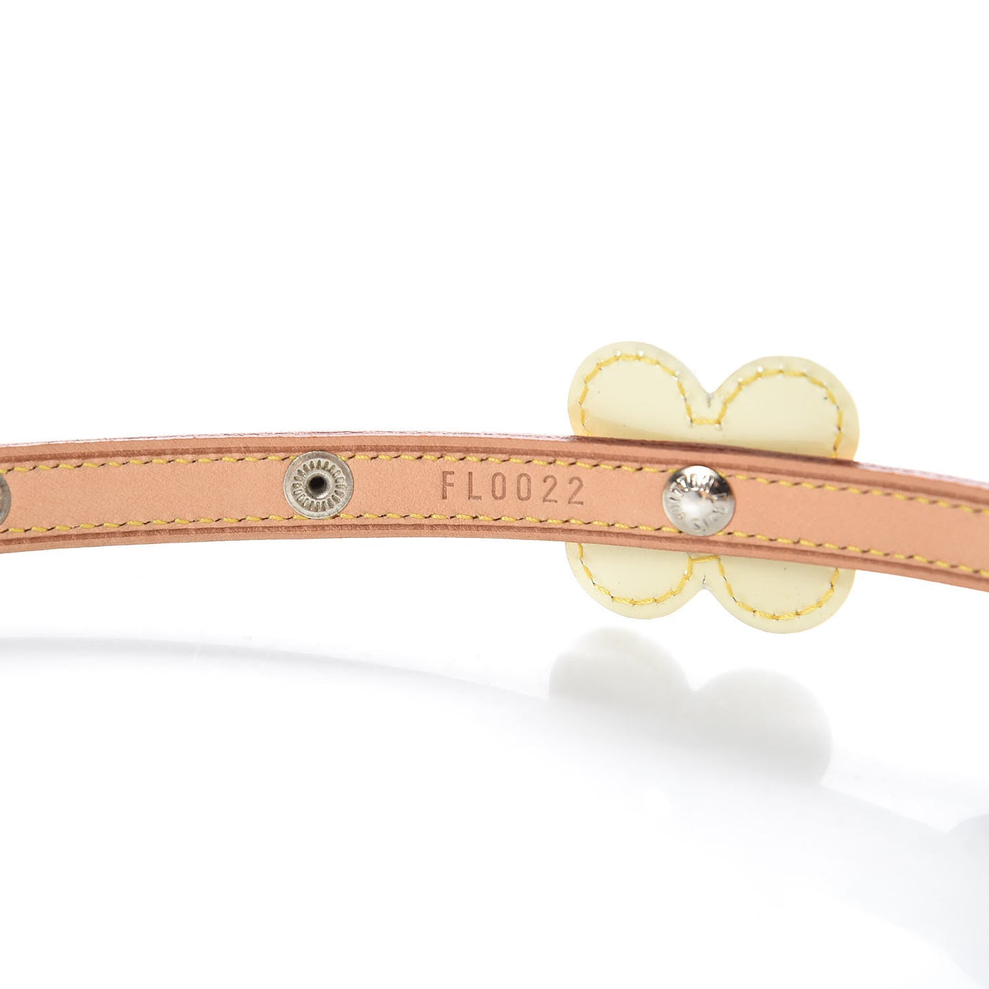 Patent Fleurs Belt