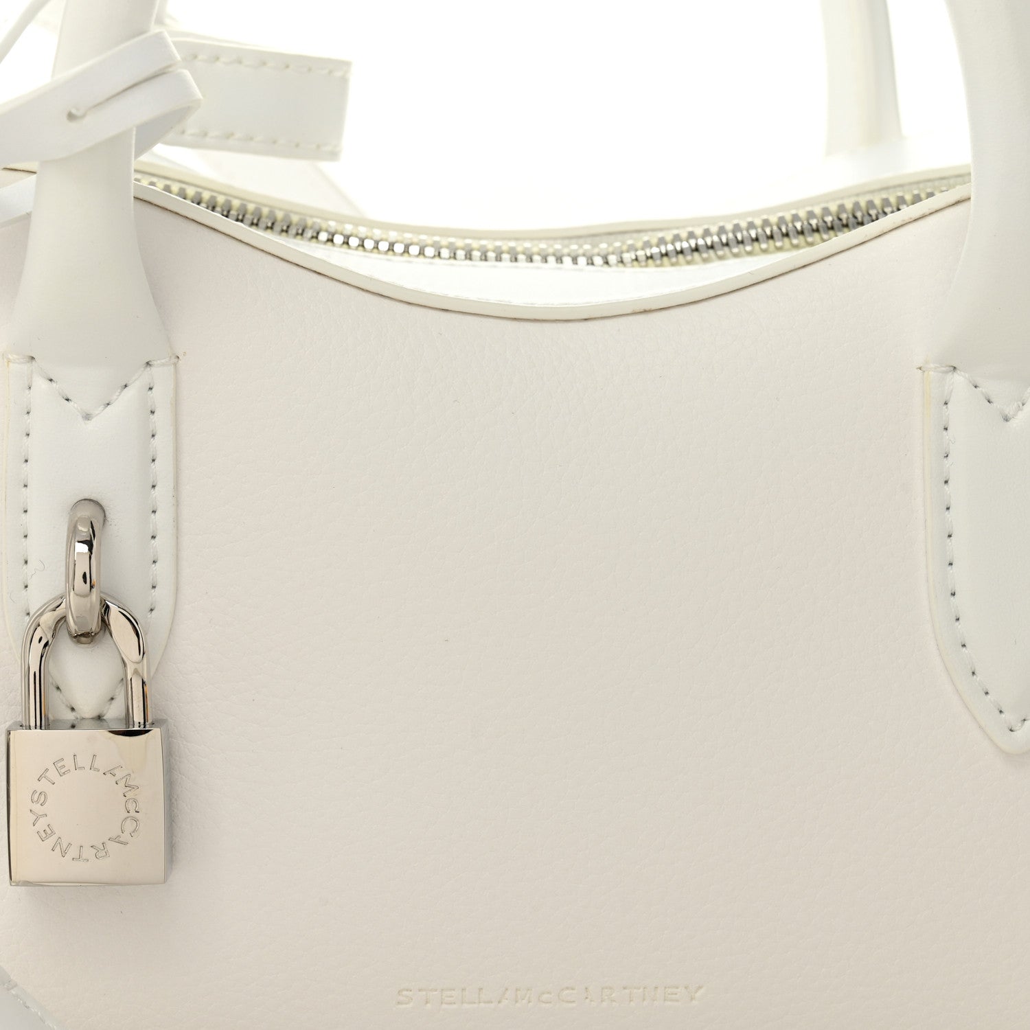 Stella McCartney Eco Grainy Alter Mat Ryder Crossbody Optic White