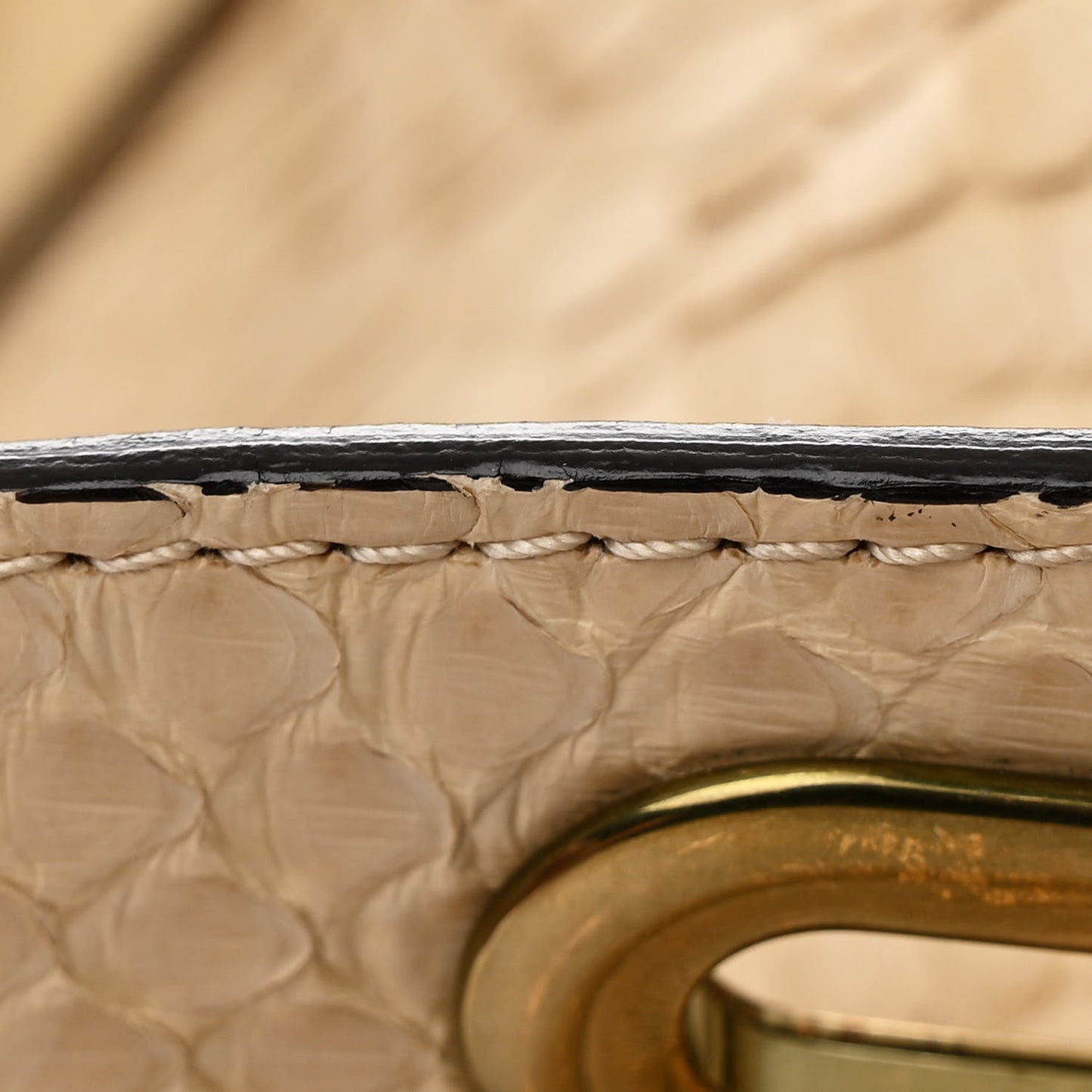 Snakeskin Medium Paraty Beige