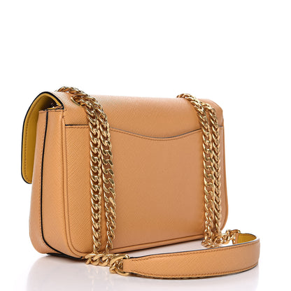 Prada Saffiano Flap Shoulder Bag Mais 3 of 11
