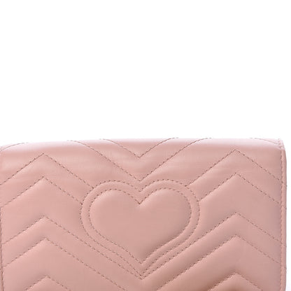 Gucci Calfskin Matelasse GG Marmont Mini Bag Perfect Pink 9 of 10