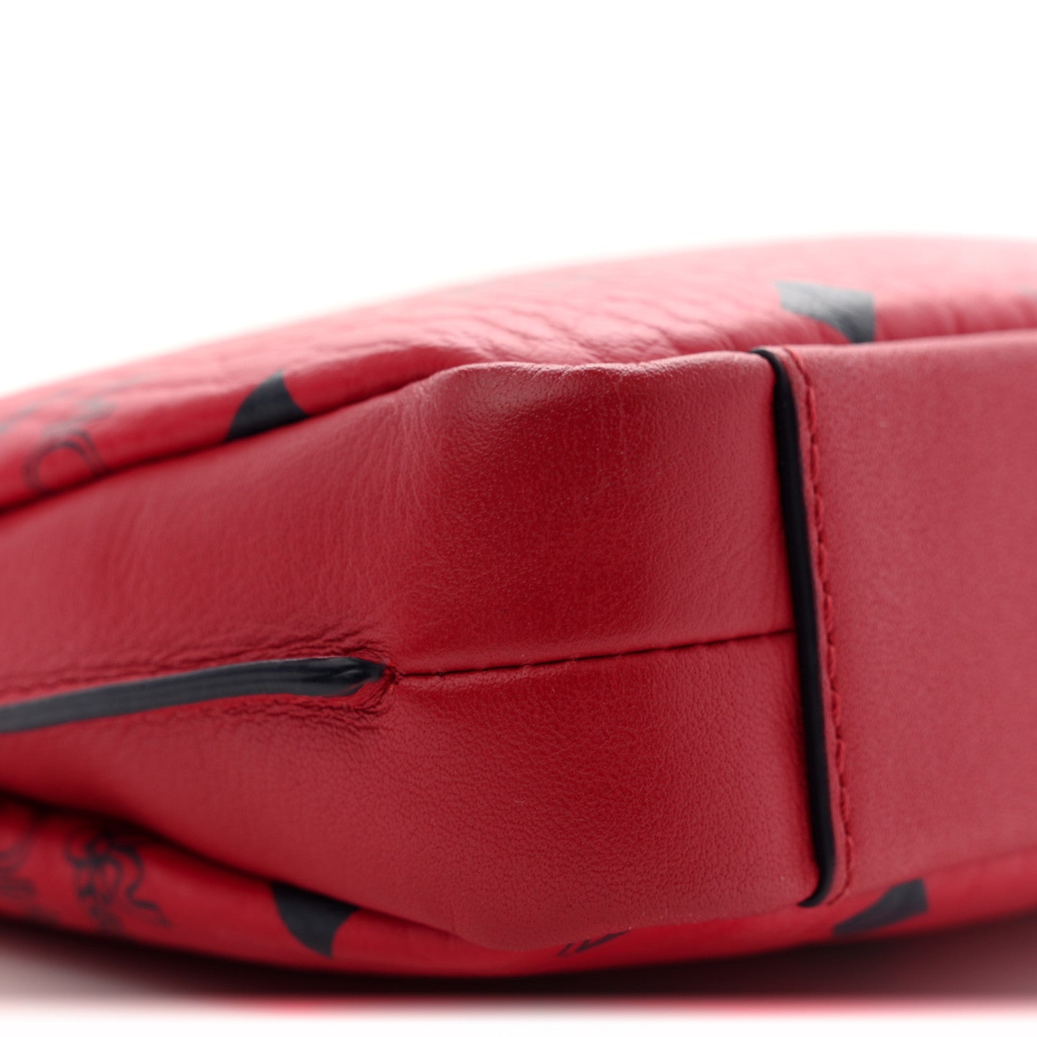 MCM Visetos Aren Crossbody Bag Red 9 of 10