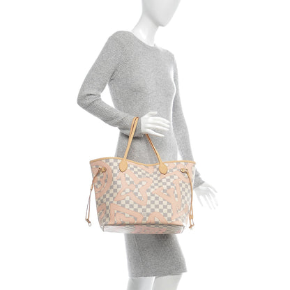 Louis Vuitton Damier Azur Tahitienne Neverfull MM 2 of 7