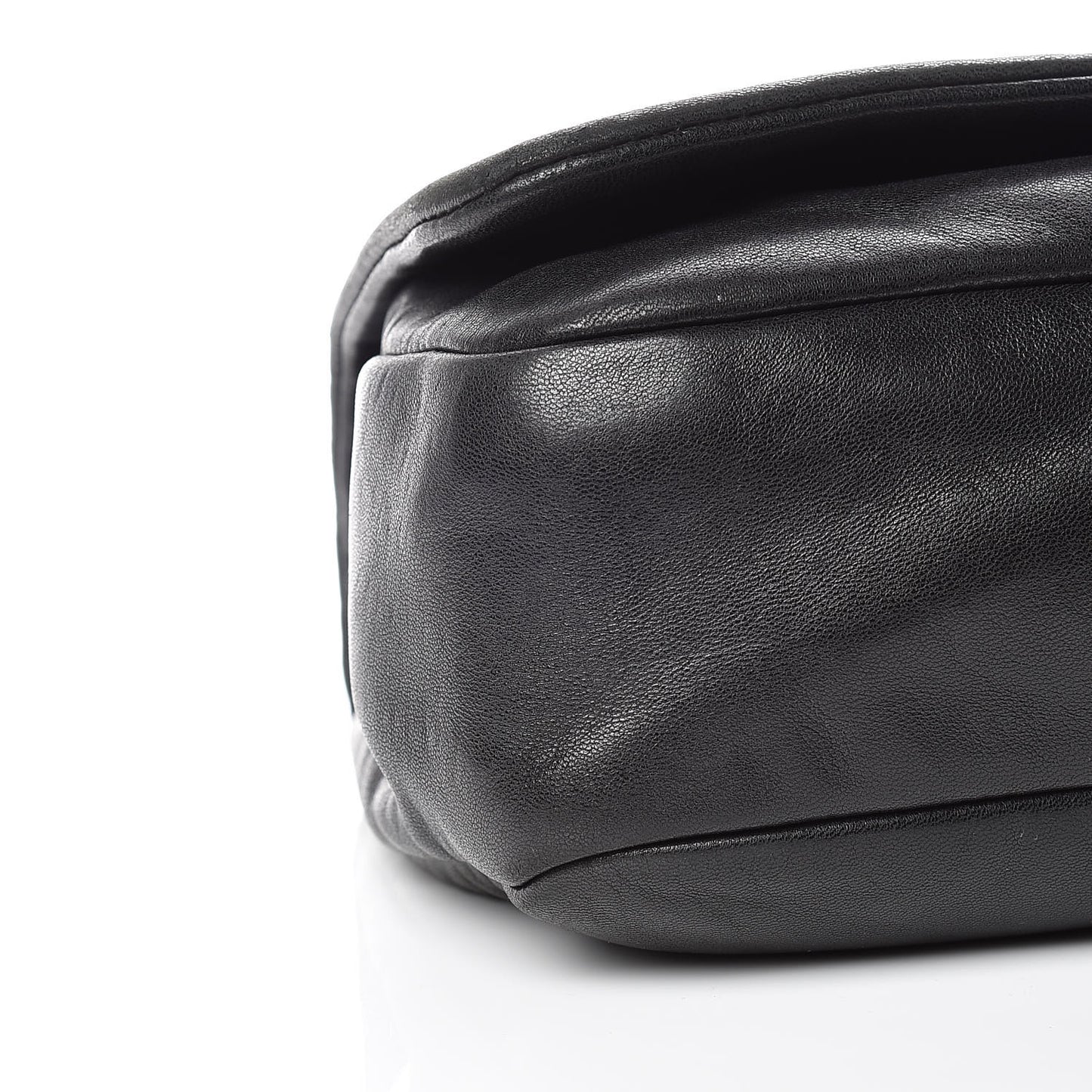 Lambskin Studded CC East West Flap Black