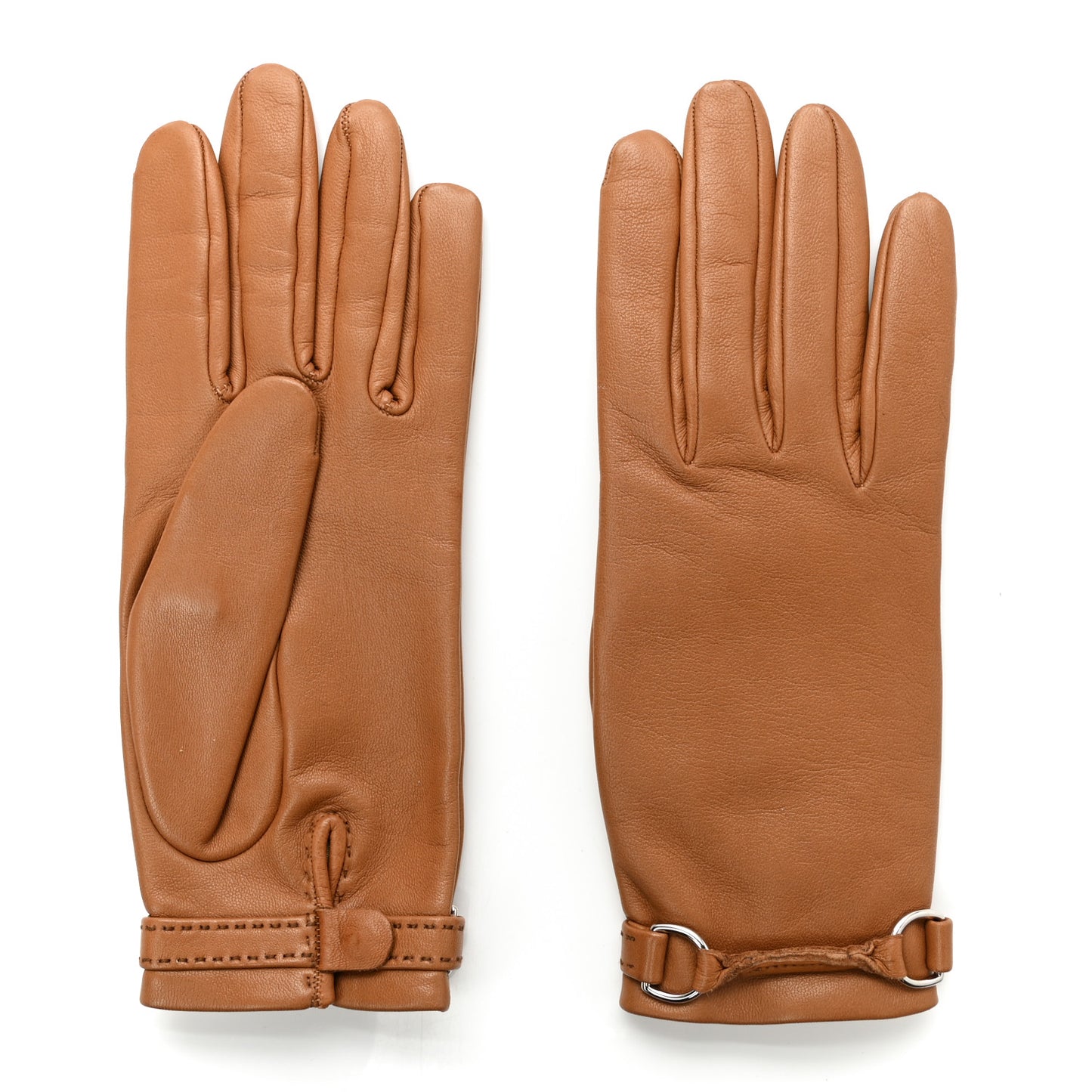Lambskin Gloves 7 Brown